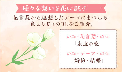 ボーイズラブと花ことば8月「永遠の愛」